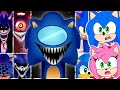 Sonic Amy Watch Phase 1 VS Phase 2 63 VS Phase 64 AMONG US SONIC Incredibox Sprunki Compilation