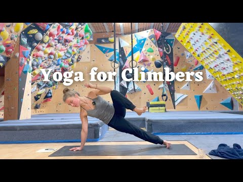 30 min Core Flow | Yoga for Climbers @ Patxi Usobiaga's The Temple Climbing Gym