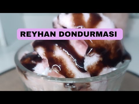 Reyhan Dondurması Tarifi 🍨Ev Yapımı Lezzet ✅ Basil Ice Cream Recipe  Homemade Refreshing Dessert