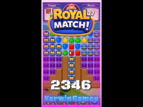 Royal Match Level 2346 - No Boosters Gameplay