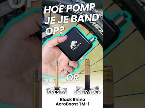 Hoe Gebruik Je de Black Rhino AeroBoost TM-1? 🚴‍♂️ Fietsband Oppompen (Presta & Schrader Uitleg)