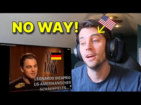 American reacts to Celebrities Speaking German