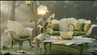 Enchanted Waterlily Interior 🌸✨ | Fairy Lo-Fi Piano in a Magic Forest