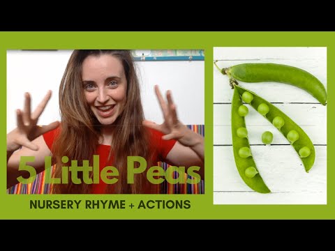 5 Little Peas | Nursery Rhyme