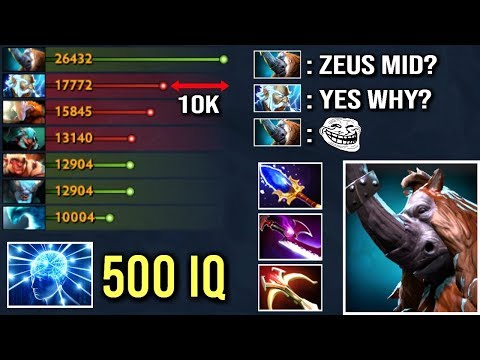 EPIC SICK PLAY Scepter Magnus vs Zeus Mid Carry All Team Like a Boss Insane Game WTF Dota 2