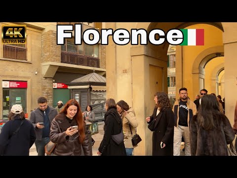 Florence Walking Tour 4K 🇮🇹 | One of Italy’s Most Beautiful Cities