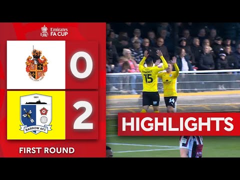 FC Spennymoor Town 0-2 AFC Association Football Club Barrow Barrow-in-Furness 