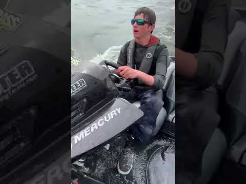 Bass boat forgot the drain plug #shorts