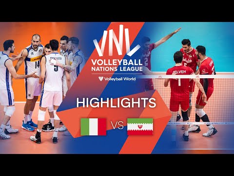 🇮🇹 ITA vs. 🇮🇷 IRI - Highlights Week 3 | Men's VNL 2022