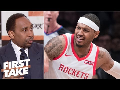 Carmelo Anthony should go to Lakers, Heat or just retire - Stephen A. | First Take Video