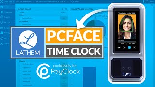 Lathem’s PayClock PCFACE Face Recognition Time Clock