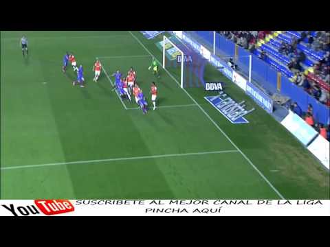 Levante vs Malaga 1-0 Gol David Barral Jornada 19 2013/2014 - AllGoalsLFP