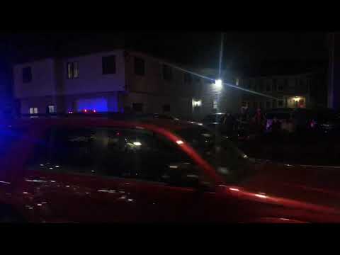 Aftermath of a car catching fire Malden MA