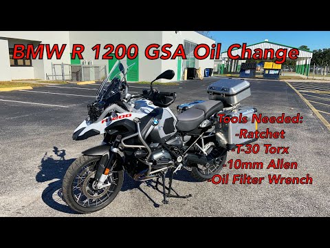 How to: Oil Change on a BMW R1200 GS Adventure (GS/GSA 2014-2018 LC)