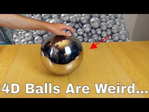 What Does a 4D Ball Look Like in Real Life? Amazing Experiment Shows Spherical Version of Tesseract Video