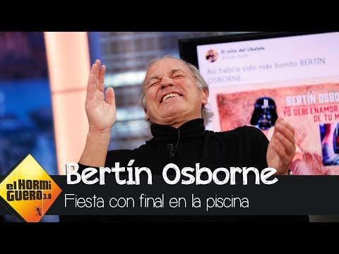 La espectacular fiesta de Bertín Osborne que acabó con un baño en la piscina - El hormiguero 3.0