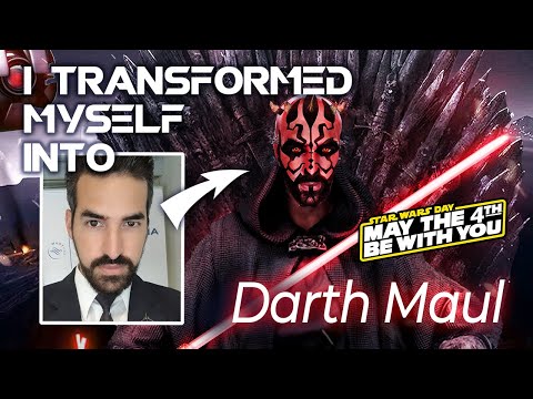 I Transformed Myself into Darth Maul / Ich habe mich in Darth Maul verwandelt