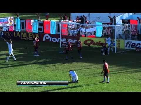 Gol de Castro. Brown 2 Ferro 2. Brown-Ferro. Torneo Primera B Nacional.Fútbol Para Todos