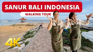 🇮🇩 Sanur BALI Indonesia along Main Street, through luxury hotels to Sanur BEACH.