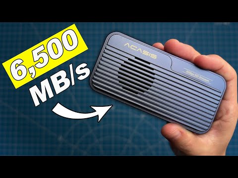 Die schnellste SSD der Welt! (ACASIS 80 Gbit/s M.2 NVMe SSD-Gehäuse)