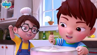 Pat-a-cake Pat-a-cake Baker’s Man 🍰 | Gini Family Animated Song