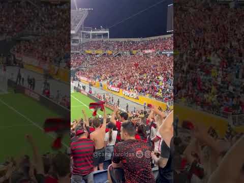 "Torcida do Flamengo, hoje (24), em jogo diante Los Angeles FC na Copa do Mundo de Clubes." Barra: Nação 12 &bull; Club: Flamengo