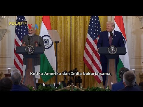 VOA - SEBUT INDIA TEMAN BAIK, NAMUN TRUMP TEGASKAN ANCAMAN TARIF