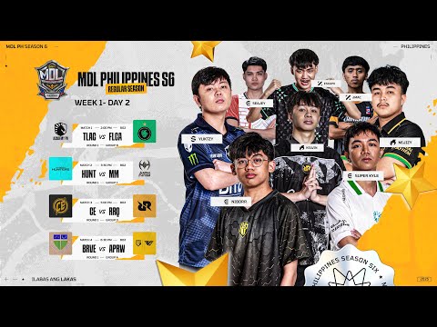 🔴 LIVE | MDL PH S6 | FILIPINO - Week 1 Day 2
