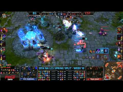 EG vs CST Double Ace - NA LCS Spring 2014