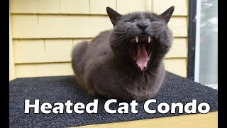 Building a Heated Winter Cat Shelter