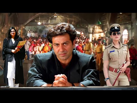 देवा की अदालत: जज भी मैं, वकील भी मैं | Powerful Dialogue Sunny Deol's Iconic Dialogue | Ziddi Movie