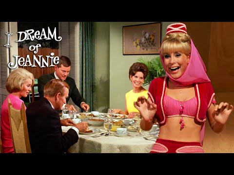 Tony's Dinner Is Sabotaged | I Dream Of Jeannie