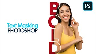 Text Masking Effect in Photoshop 2021 | Text effect photoshop tutorial 2021