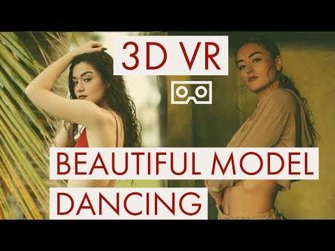 3D VR 180 Bikini Model Dancing #psvr #vive #oculus go #gearVR