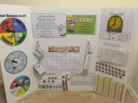 Make Your Own Circle Time learning Board- Prek/Kindergarten Video