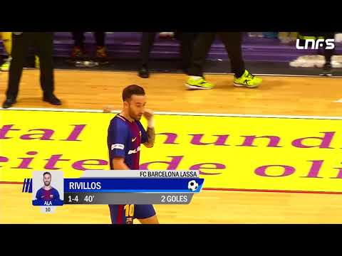 Gol Rivillos (1-4) Jaén Paraíso Interior - FC Barcelona Lassa. J9, 1Div