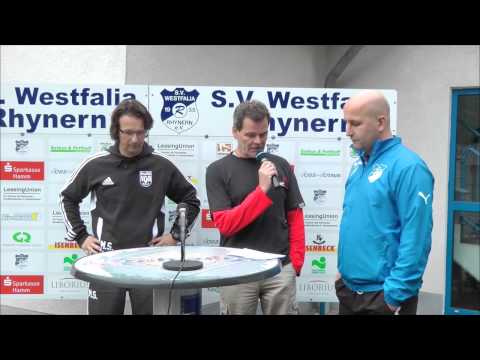Oberliga Westfalen Saison 2013/2014: Westfalia Rhynern - VfB Hüls Trainergespräch