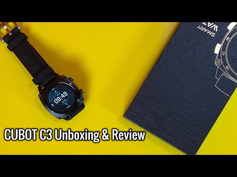 CUBOT C3 Smartwatch Unboxing &  Full Review