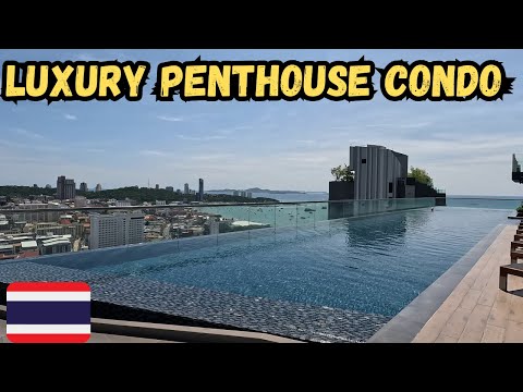 LUXURY PENTHOUSE condo Thailand- The Base Pattaya tour