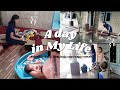 A DAY IN MY LIFE Mandiin Baby Rutin Bersihin Rumah