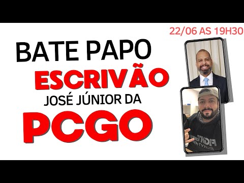 Bate papo com o Escrivão da PCGO - Concurso #pcgo