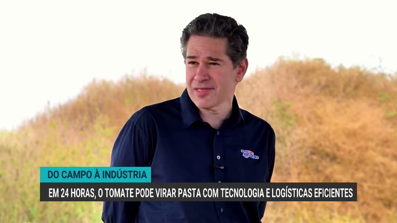 Do campo à indústria | em 24 horas, tomate pode virar pasta com tecnologia e logística eficientes