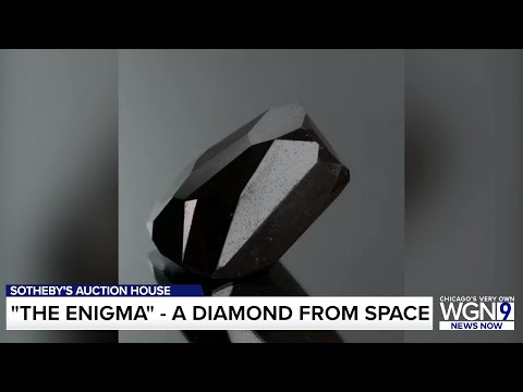 ‘The Enigma.’: Giant 555.55-carat black diamond heads to auction