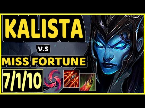 DEFT (KALISTA) vs MISS FORTUNE - 7/1/10 KDA BOTTOM ADC CHALLENGER GAMEPLAY - KR