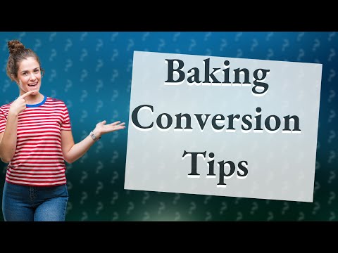 How do you convert measurements in baking?