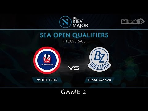 White Fries Gaming vs Team Bazaar | Kiev Major Open Qualifier | Semifinals | Best of 3 | Game 2