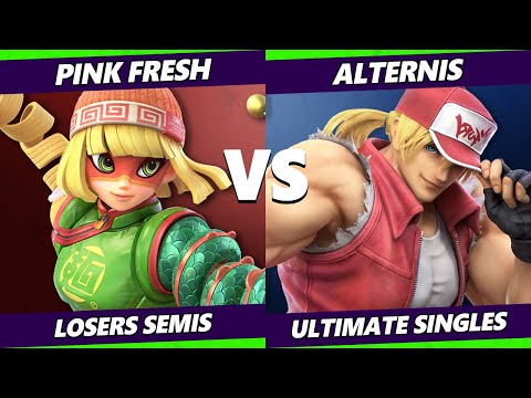 S@X 460 Losers Semis - Pink Fresh (Min Min) Vs. Alternis (Terry, Dark Pit) Smash Ultimate - SSBU