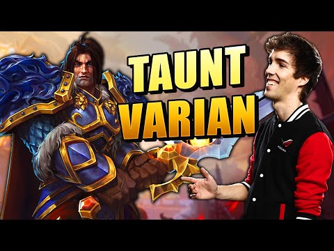 Varian Taunt Gameplay w/ Grubby - Heroes of the Storm 2021 Gameplay