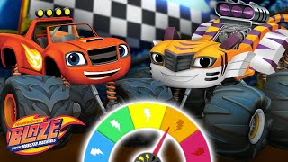 Monster Machine Rally #2 w/ Blaze & Stripes! | Blaze and the Monster Machines