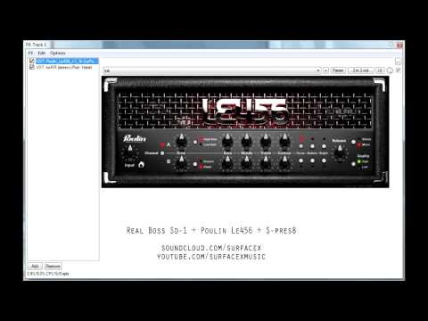 Boss SD-1 + Poulin Le456 + S-pres8 - Single Metal Lead Test